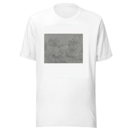 Bridge over Pool at Llanrwst by George Howland Beaumont T-Shirt