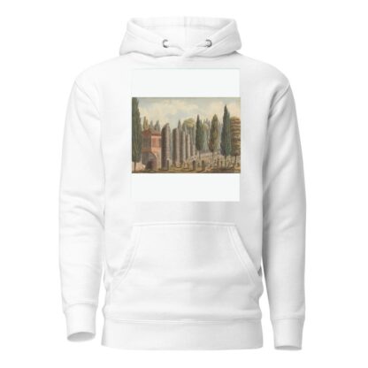 Burial Ground Surrounded by Ruined Columns and Pinetrees….Turkey by Willey Reveley Hoodie