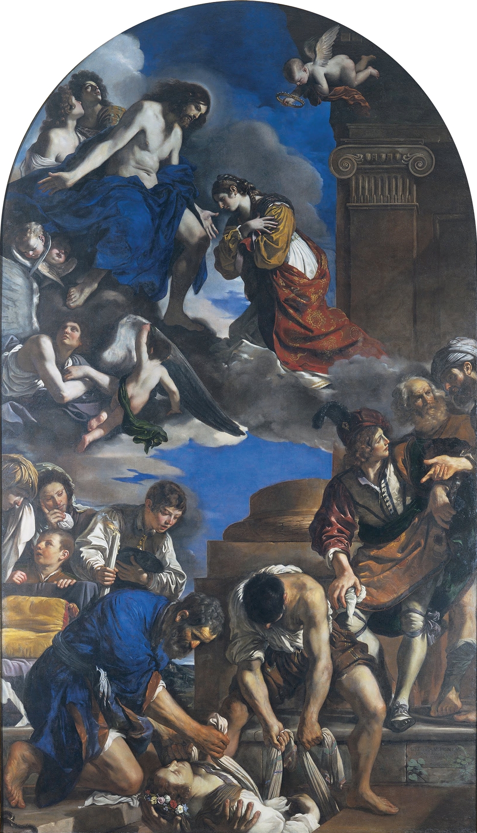 Burial of Saint Petronilla by Guercino