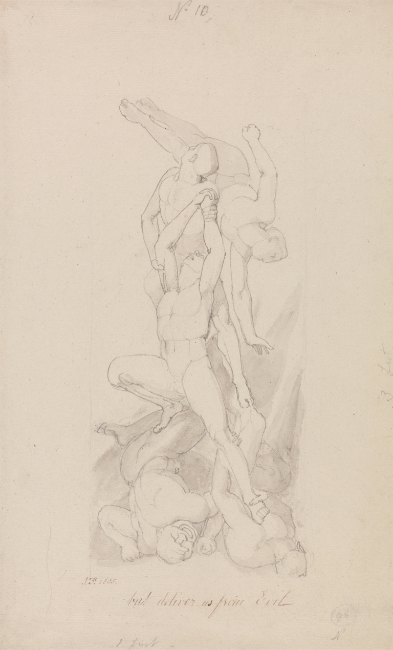 But Deliver Us From Evil by John Flaxman