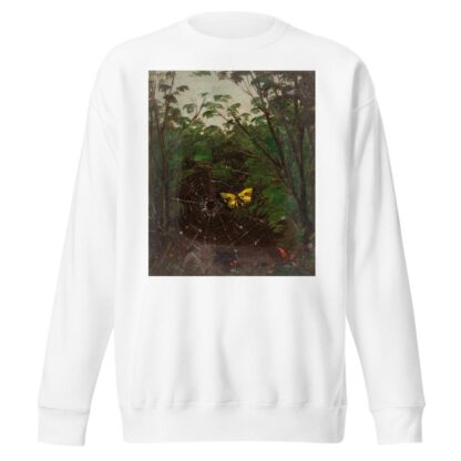 Butterfly in a Spiderweb by Lemuel Maynard Wiles Sweatshirt