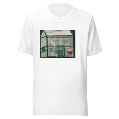 Cage with a canary by Tadeusz Makowski T-Shirt