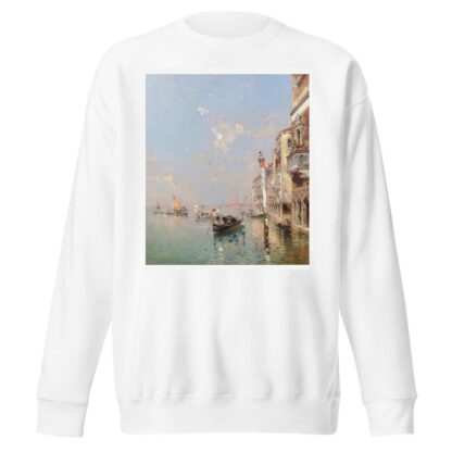 Canale della Giudecca in Venedig by Franz Richard Unterberger Sweatshirt