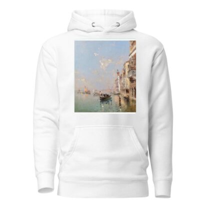 Canale della Giudecca in Venedig by Franz Richard Unterberger Hoodie
