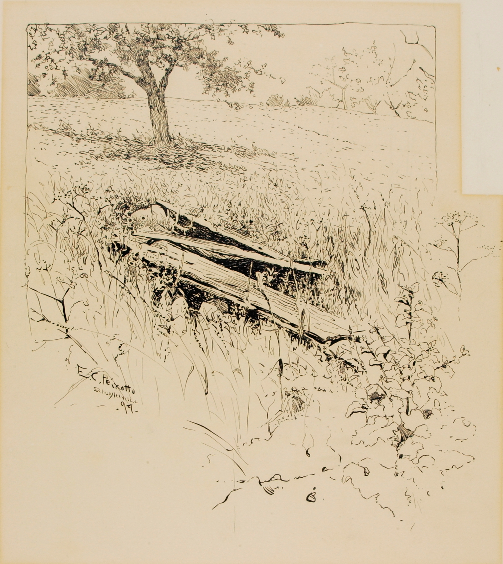Capture of Fort Ticonderoga by Ernest Peixotto