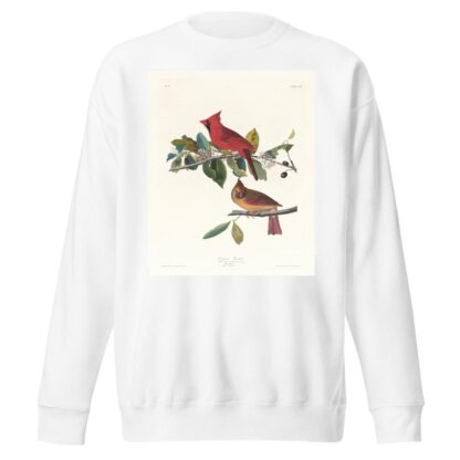 Cardinal grosbeak by John James Audubon Sweatshirt
