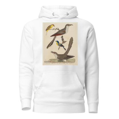 Carolina Cuckoo, Black-billed Cuckoo, Blue Yellow-backed Warbler, and Yellow Red-poll Warbler by Alexander Lawson Hoodie