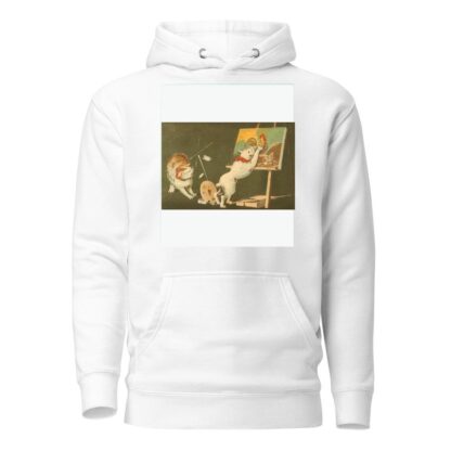 Cats and Canvas by Kobayashi Kiyochika Hoodie