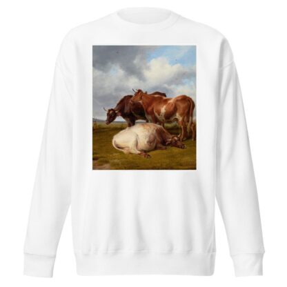 Cattle Grazing by Thomas Sidney Cooper Sweatshirt