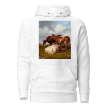 Cattle Grazing by Thomas Sidney Cooper Hoodie
