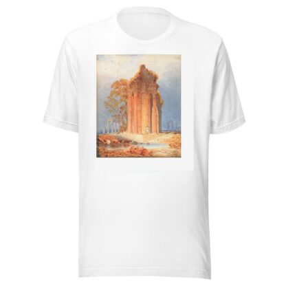 Cattle Watering by Corinthian Columns by Copley Fielding T-Shirt