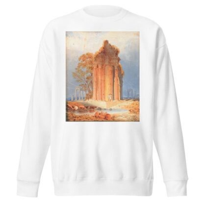 Cattle Watering by Corinthian Columns by Copley Fielding Sweatshirt