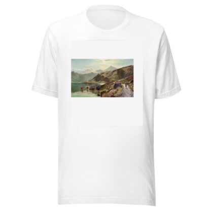 Cattle watering near Snowdonia by Sidney Richard Percy T-Shirt