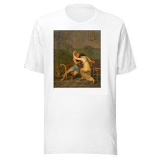 Catullus and Lesbia, who in his arms seeking solace for her spurvs death by Nicolai Abildgaard T-Shirt