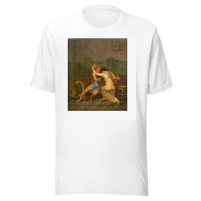 Catullus and Lesbia, who in his arms seeking solace for her spurvs death by Nicolai Abildgaard T-Shirt