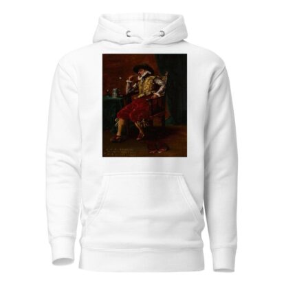 Cavalier Smoking by Adolphe-Alexandre Lesrel Hoodie