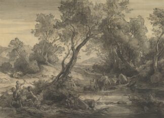 Centaurs at a Pond by Friedrich Preller the Elder