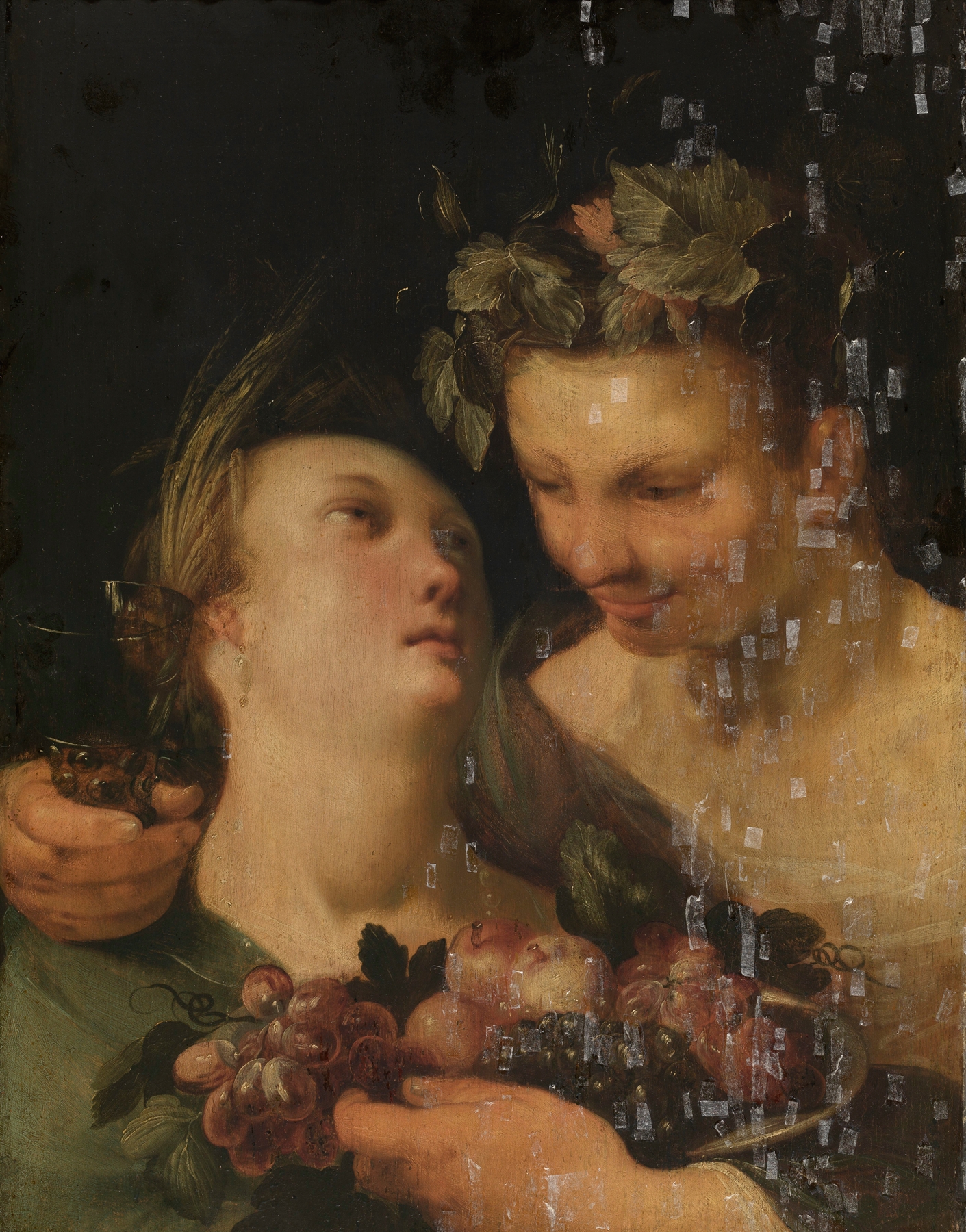Ceres and Bacchus by Cornelis Cornelisz Van Haarlem