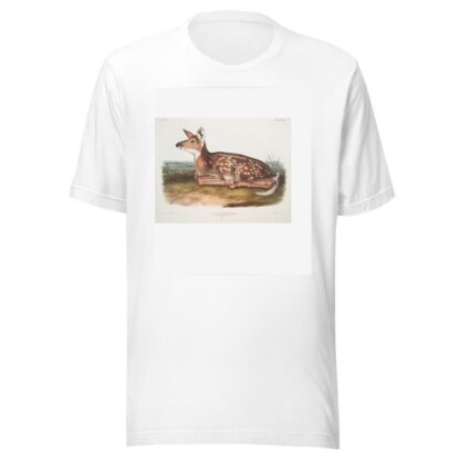 Cervus Virginianus, Common American Deer. by John Woodhouse Audubon T-Shirt
