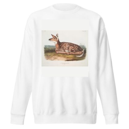 Cervus Virginianus, Common American Deer. by John Woodhouse Audubon Sweatshirt