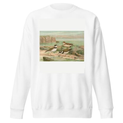 Charadrius dubius Scop by Johann Friedrich Naumann Sweatshirt