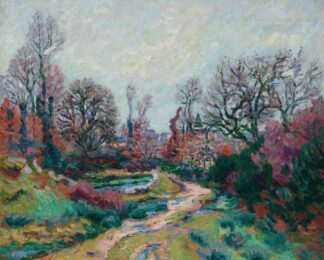 Chemin de l’abreuvoir, après la pluie by Armand Guillaumin