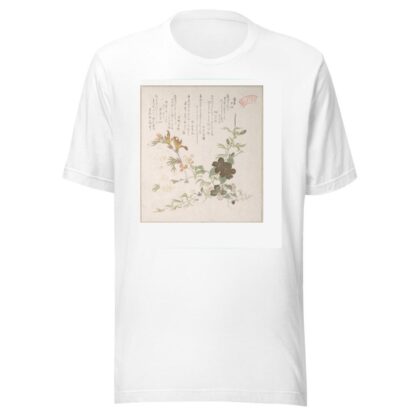 Cherry Blossoms and Yamabuki Flowers by Kubo Shunman T-Shirt