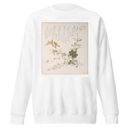 Cherry Blossoms and Yamabuki Flowers by Kubo Shunman Sweatshirt