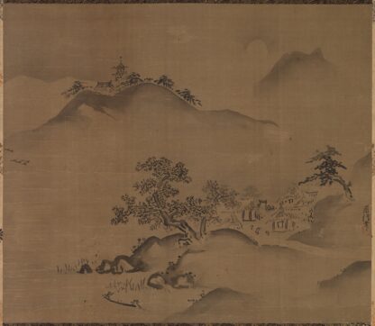 Chinese Landscape by Kano Chikanobu