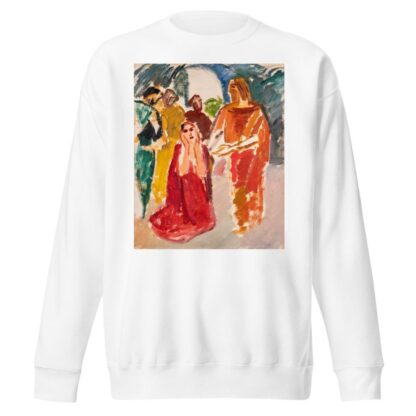 Christ and the Adulteress by Karl Isakson Sweatshirt