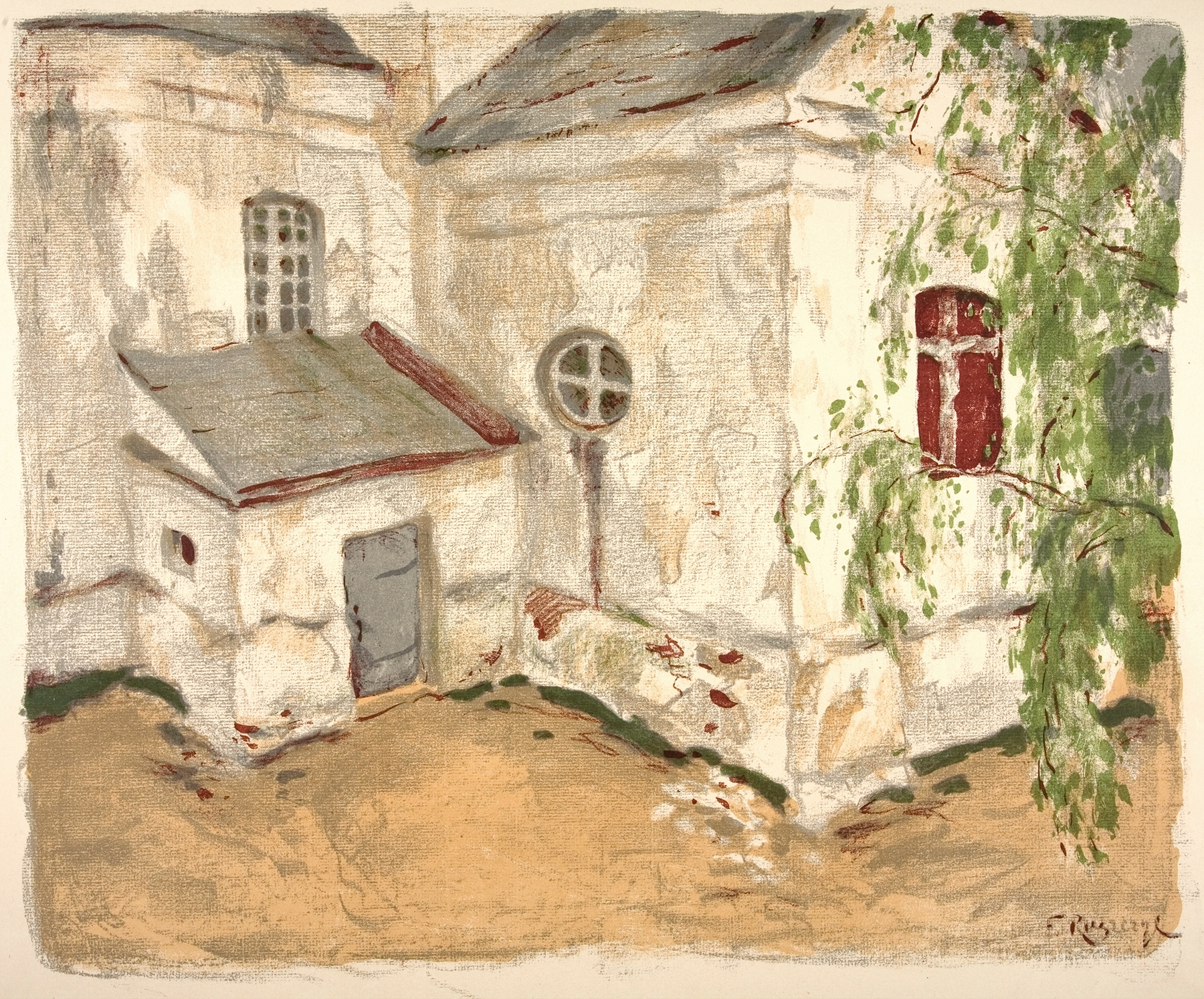Church in Lithuania by Ferdynand Ruszczyc