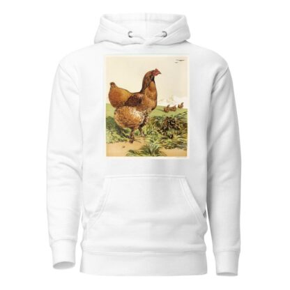 Cinnamon Cochin Hen by Harrison Weir Hoodie