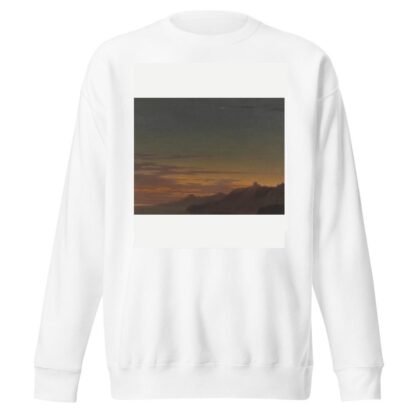 Close of the Day: Sunset on the Coast by Alexander Cozens Sweatshirt