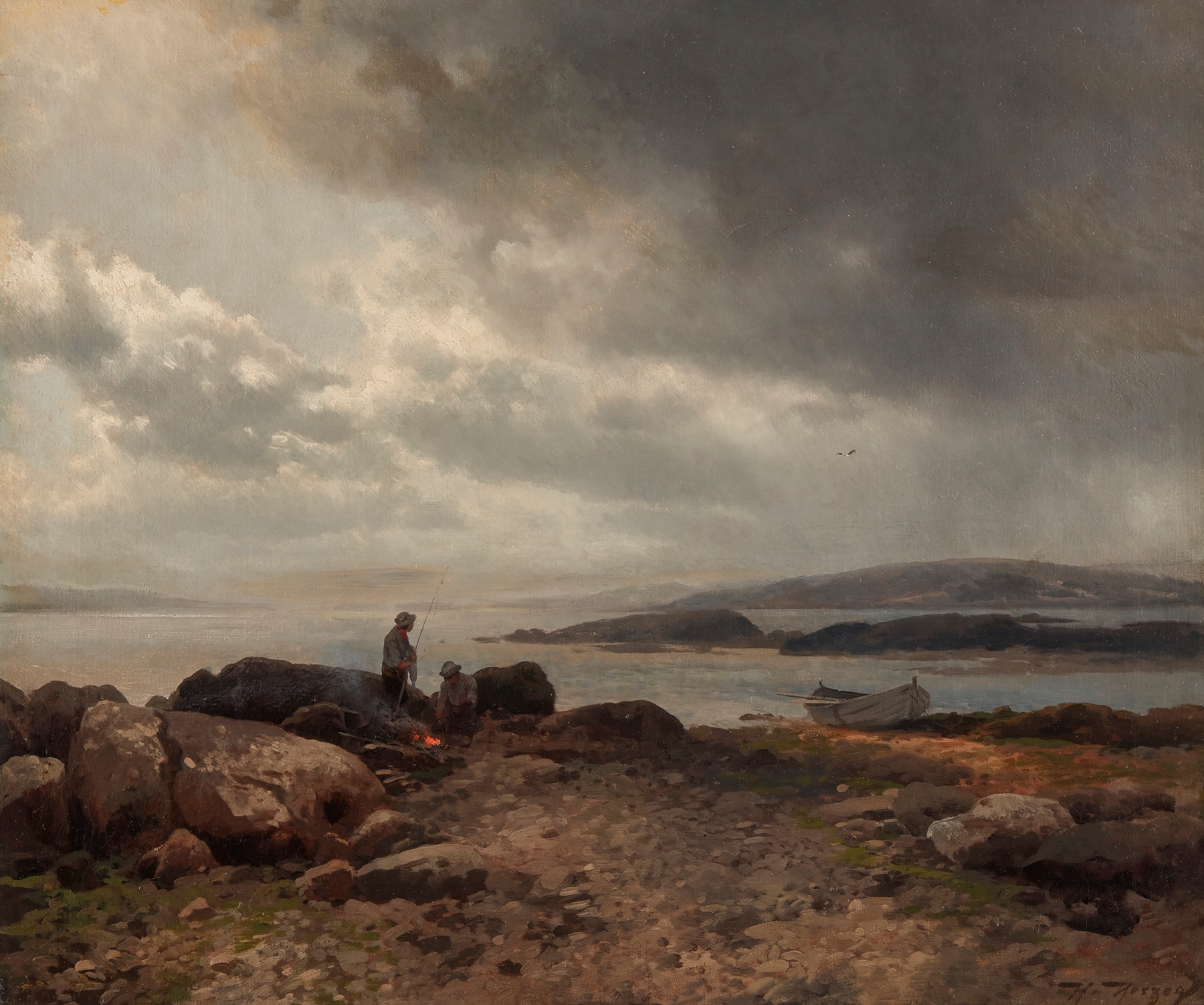 Coast of Maine by Hermann Ottomar Herzog