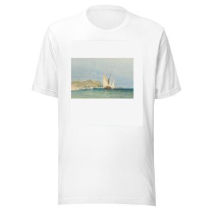 Coast Scene with Sailing Boats by James Holland T-Shirt