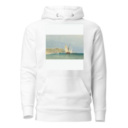 Coast Scene with Sailing Boats by James Holland Hoodie