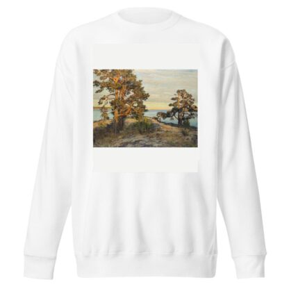 Coastal landscape at sunset by Gottfrid Kallstenius Sweatshirt