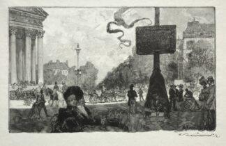 Coin de la Rue Royale by Auguste Louis Lepère