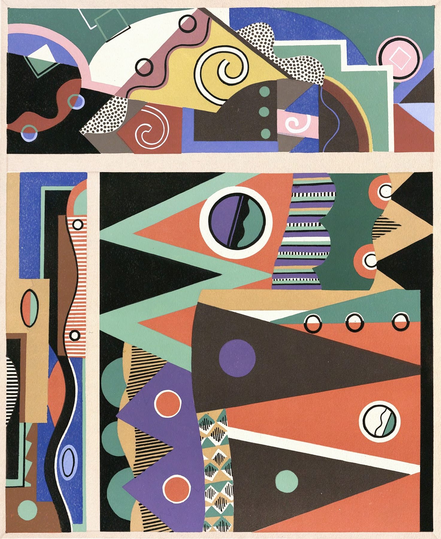 Collection decors et couleurs Pl.03 by Georges Valmier