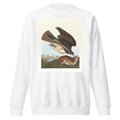 Common buzzard by John James Audubon Sweatshirt