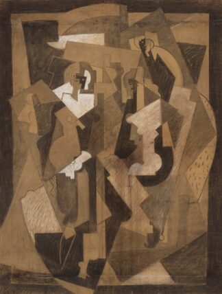 Composition aux trois personnages by Albert Gleizes