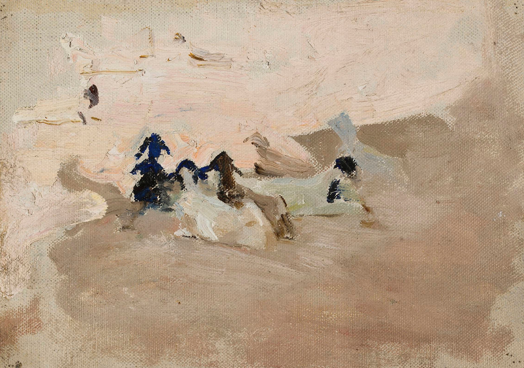 Corfu – goats. From the journey to Greece by Jan Ciągliński