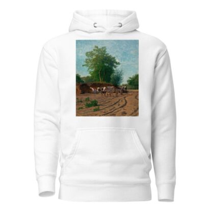 Countryside landscape, sketch by Walery Brochocki Hoodie