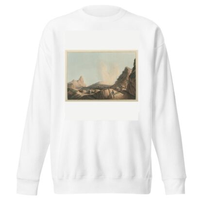 Crater in the Island of Stromboli by Luigi Mayer Sweatshirt