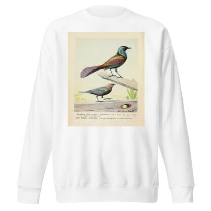 Creaker the Purple Grackle, and the Male Cowbird by Louis Agassiz Fuertes Sweatshirt