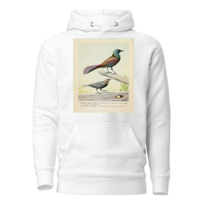 Creaker the Purple Grackle, and the Male Cowbird by Louis Agassiz Fuertes Hoodie
