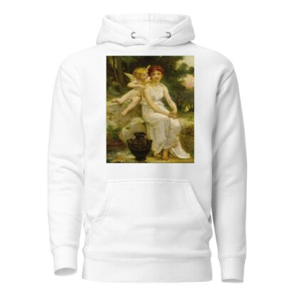 Cupid Whispering to a Young Maiden by Guillaume Seignac Hoodie