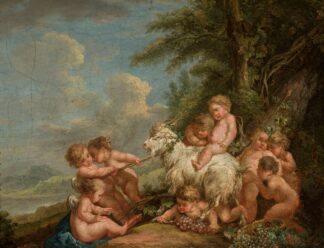 Cupids at play by Johann Albrecht Friedrich Rauscher