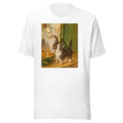 Curiosity and the Butterfly by Julius Adam the elder T-Shirt