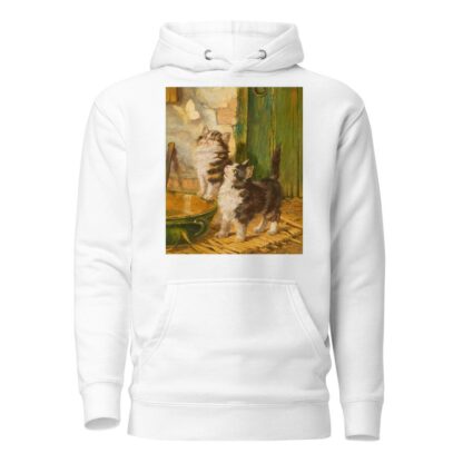 Curiosity and the Butterfly by Julius Adam the elder Hoodie